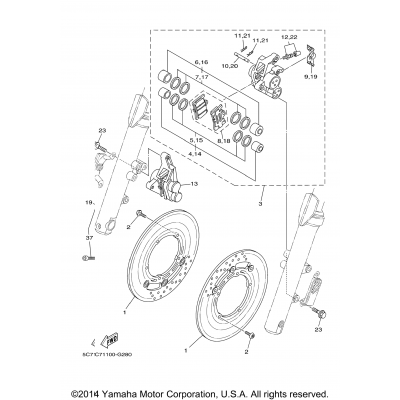 Front Brake Caliper