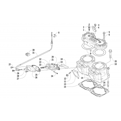 CYLINDER AND HEAD ASSEMBLY