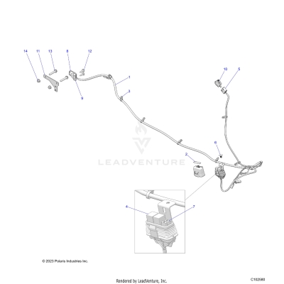 ELECTRICAL, ACCESSORY HARNESS - A25SEK57A4 (C102580)