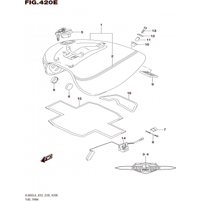 FUEL TANK (VL800TL6 E28)