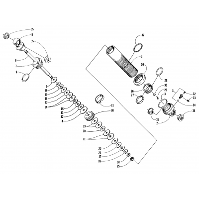 FRONT SUSPENSION SHOCK ABSORBER