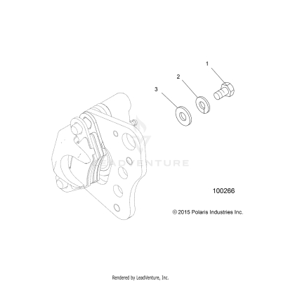 BRAKES, FRONT CALIPER MOUNTING - A19SHE57FP (100266)