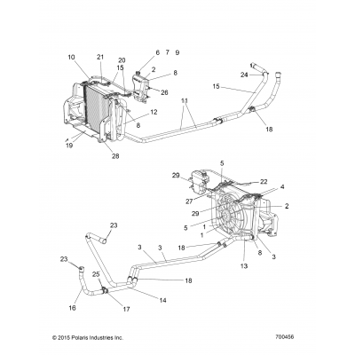 Engine, Water Cooling System