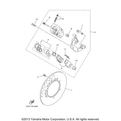 Front Brake Caliper