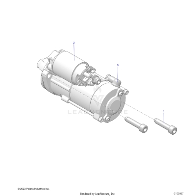 ENGINE, STARTING SYSTEM - A25SVA85A4 (C102557)