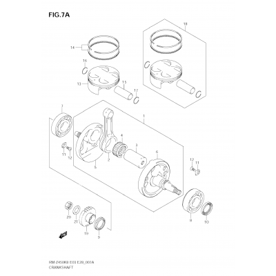 CRANKSHAFT (RM-Z450 L1)