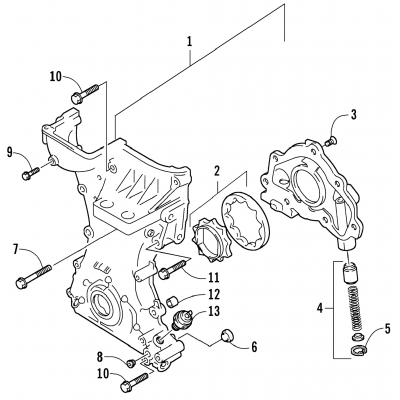 TIMING CHAIN COVER/OIL PUMP ASSEMBLY