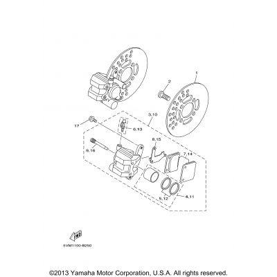 Front Brake Caliper