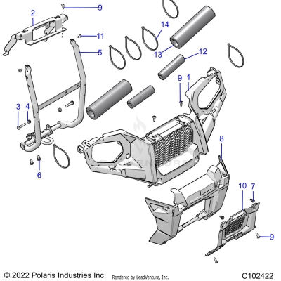 BODY, FRONT BUMPER and MOUNTING - A23SJS57CX/EX (C102422)
