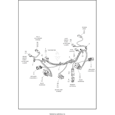WIRING HARNESS, FRONT FAIRING