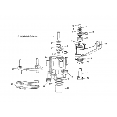 Rear Brake Calipers R05rf50aa/Ab (4995359535D01)