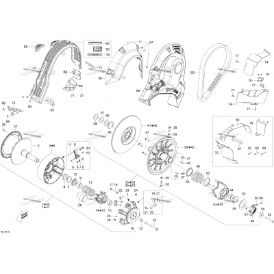 Pulley Expedition - 800R E-Tec