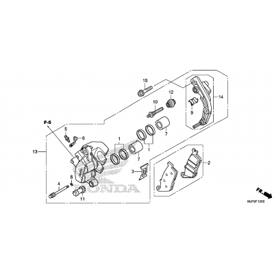 FRONT BRAKE CALIPER (1)