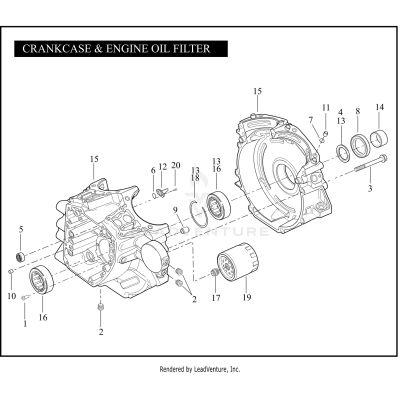 CRANKCASE & ENGINE OIL FILTER - TWIN CAM 96™
