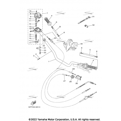 Steering Handle Cable