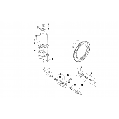 FLEX-DRIVE STARTER MOTOR ASSEMBLY