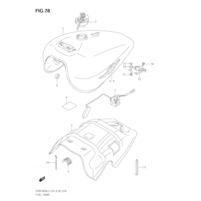 FUEL TANK (VZR1800 L2 E28)