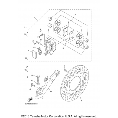 Rear Brake Caliper