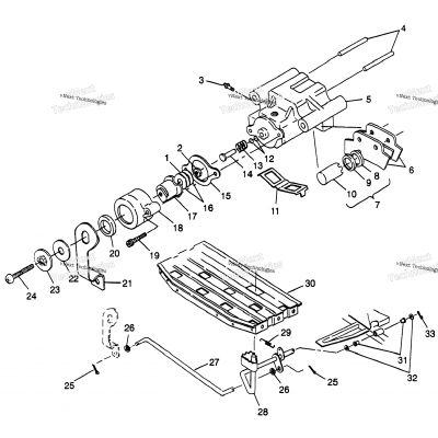 Rear Brake Scrambler 400L