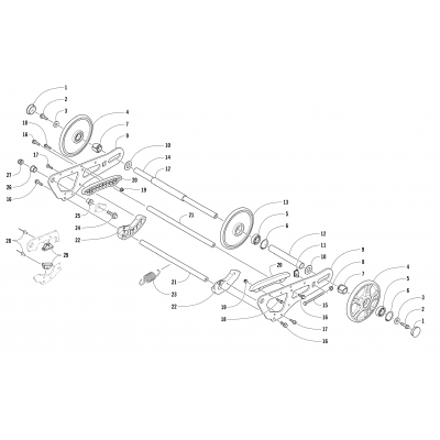 ARTICULATING SKID FRAME ASSEMBLY