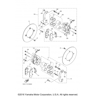 Front Brake Caliper