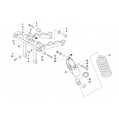 REAR SUSPENSION FRONT ARM ASSEMBLY