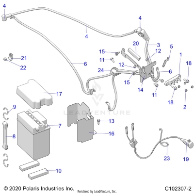 ELECTRICAL, BATTERY - A24SJE57AX (C102307-2)