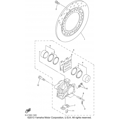 Rear Brake Caliper