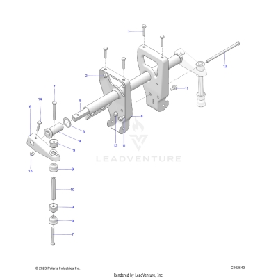 SUSPENSION, TORSION BAR - A24SEE57A1/A3/A6/A9/B1/B3/B6/B9 (C102549)