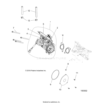 ENGINE, THROTTLE BODY - A17SXM95AM [100302]