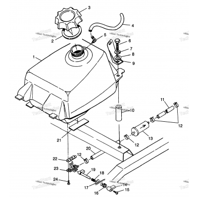 Fuel Tank Magnum 4X4 & Swedish Magnum 4X4 S968144