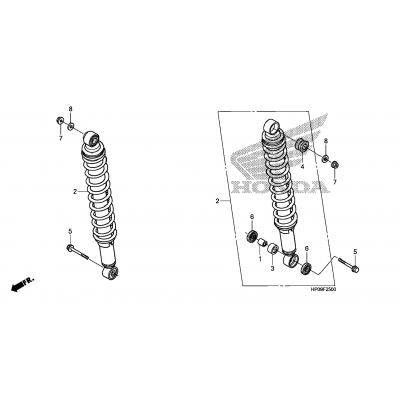 REAR SHOCK ABSORBER