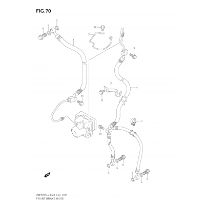 FRONT BRAKE HOSE