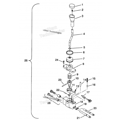 Shift Linkage Assembly 6X6 350L