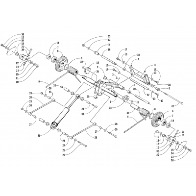 REAR SUSPENSION REAR ARM ASSEMBLY