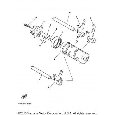 Shift Cam Fork