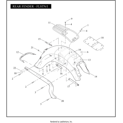 REAR FENDER - FLSTN/I