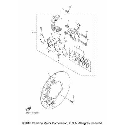 Front Brake Caliper