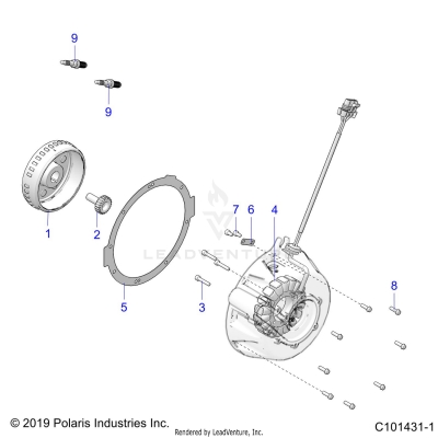 ELECTRICAL, IGNITION SYSTEM - A25SVE95PG (C101431-1)