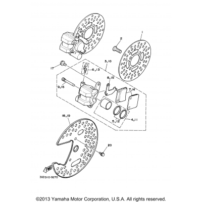 Front Brake Caliper