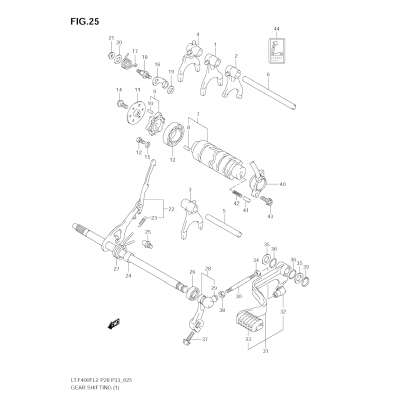 GEAR SHIFTING (1) (LT-F400FZ E28)