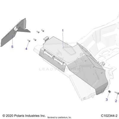 BODY, HEAT SHIELDS - A25SXZ85A9/AM/AP (C102344-2)