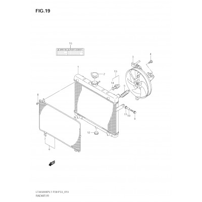 RADIATOR (LT-A500XP L1 E28)