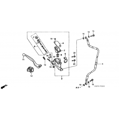 FRONT BRAKE MASTER CYLINDER