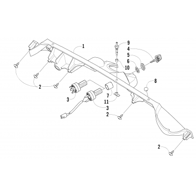 CONSOLE AND SWITCH ASSEMBLY