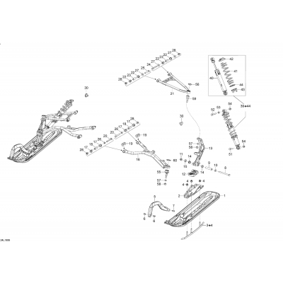 07- Front Suspension And Ski Commander - 600HO E-TEC