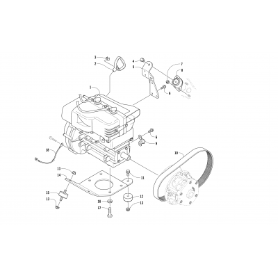 ENGINE AND RELATED PARTS