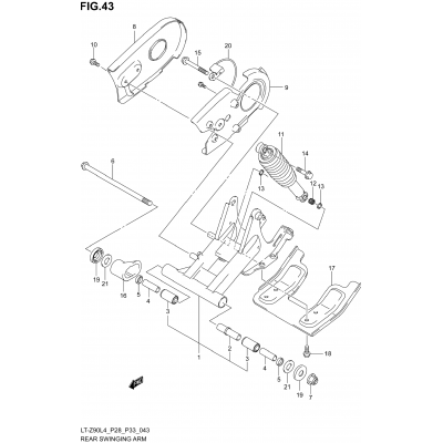 REAR SWINGINGARM