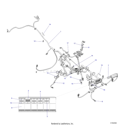 ELECTRICAL, HARNESS - A25SXN85A4 (C102302)