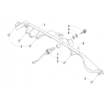 CONSOLE AND SWITCH ASSEMBLY